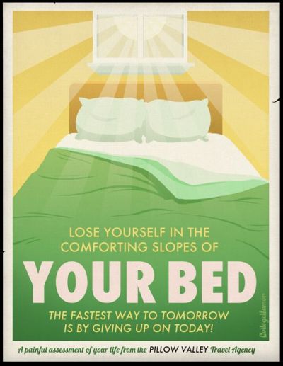 Travel Posters for Lazy People by H. Caldwell Tanner